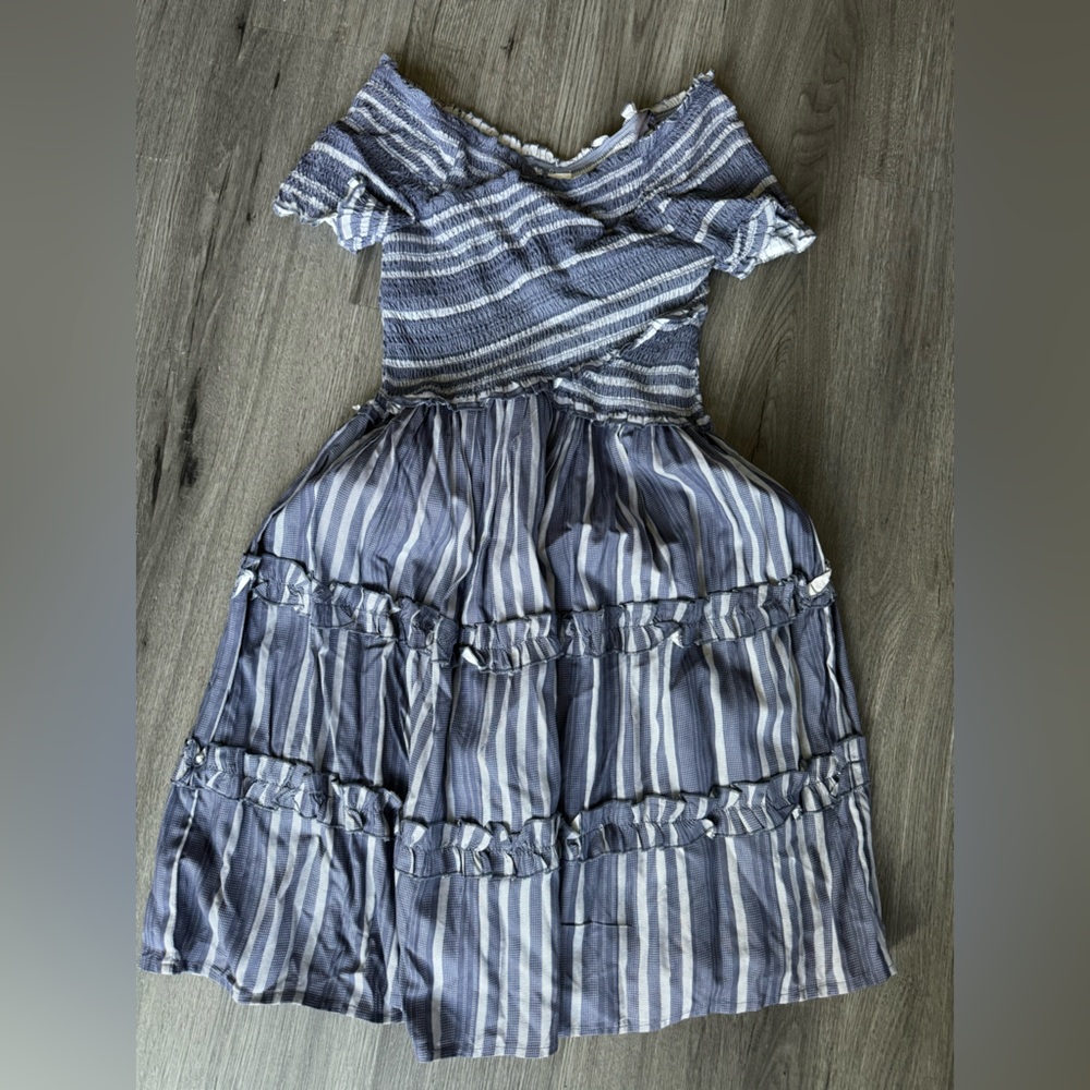 SUPER CUTE BANDAEU SKATER DRESS NAVY NEVER WORN